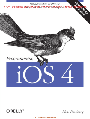 Free Download PDF Books, Programming iOS 4