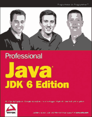 Professional Java JDK 6 Edition – PDF Books