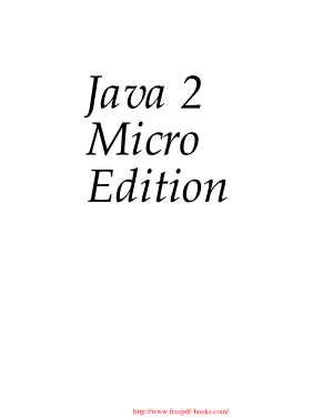 Java 2 Micro Edition – PDF Books