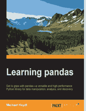 Learning pandas –, Learning Free Tutorial Book