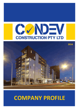 Building Construction Company Profile Template