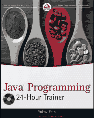 Java Programming 24 Hour Trainer –, Java Programming Tutorial Book
