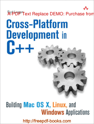 Cross Platform Development In C++ Free Pdf Books