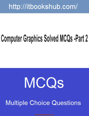 Computer Graphics Solved Mcqs Part 2