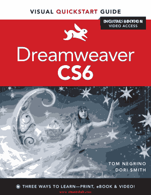Dreamweaver CS6- Visual QuickStart Guide – Free PDF Books