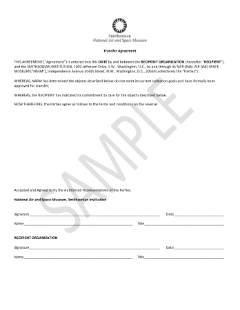 Free Download PDF Books, Object Transfer Agreement Sample Template
