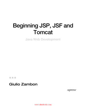Beginning JSP JSF and Tomcat 2nd Edition – Free Pdf Book