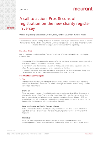 New Charity Register Template