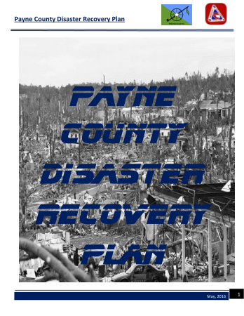 Sample Charity Disaster Recovery Plan Template