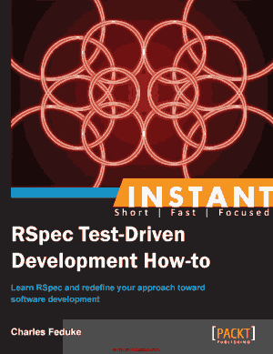 Instant RSpec Test-Driven Development How-to – Free Pdf Book