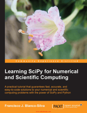 Free Download PDF Books, Learning SciPy for Numerical and Scientific Computing –, Learning Free Tutorial Book
