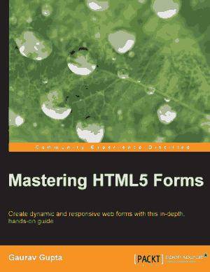 Free Download PDF Books, Mastering HTML5 Forms Free Pdf Book