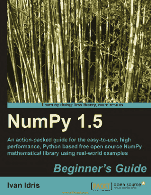 Free Download PDF Books, NumPy 1.5 Python based Beginners Guide – FreePdfBook