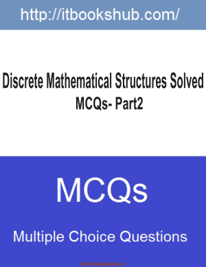 Discrete Mathematical Structures Solved Mcqs Part2