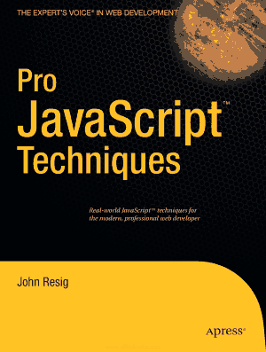 Pro JavaScript Techniques – FreePdfBook