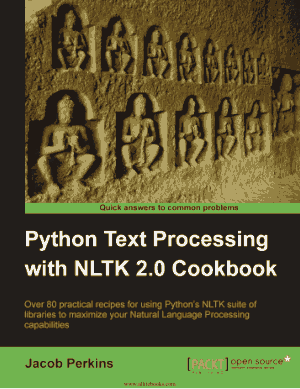 Free Download PDF Books, Python Text Processing with NLTK 2.0 Cookbook – FreePdfBook