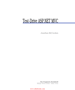 Free Download PDF Books, Test-Drive ASP.NET MVC – FreePdfBook