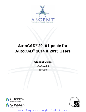 AutoCAD 2016 Update For AutoCAD 2014 and 2015 Users, Free Ebook Download Pdf