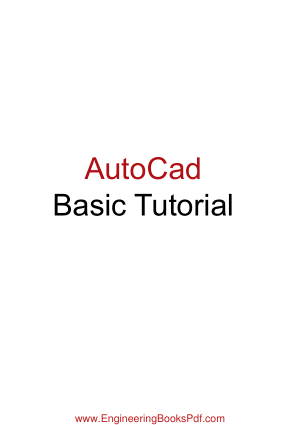 AutoCAD Basic Tutorial