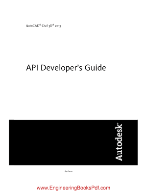 AutoCAD Civil 3D API Developers Guide