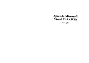 Aprenda Microsoft Visual C++ 6 YA Spanish – FreePdf-Books.com
