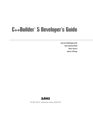 C++ Builder 5 Developers Guide – FreePdf-Books.com