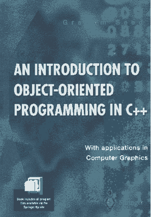An Introduction to Object Oriented Programming in C++ –, Best Book to Learn