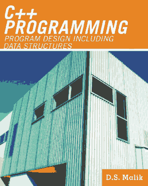 Free Download PDF Books, C++ Programming Program design including data structures 5th Edition Book – FreePdf-Books.com