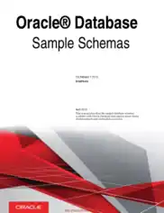Oracle Database Sample Schemas
