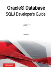Oracle Database SQLj Developer Guide