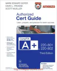 CompTIA Aplus 220-801 and 220-802 Cert Guide 3rd Edition Book