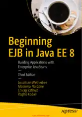 Beginning EJB in Java EE 8 3rd Edition Book 2018 year