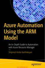 Azure Automation Using the ARM Model Book 2018 year