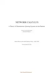 NETWORK CALCULUS – A Theory of Deterministic Queuing Systems for the Internet