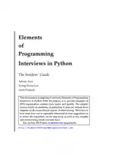Elements of Programming Interviews in Python Insider Guide