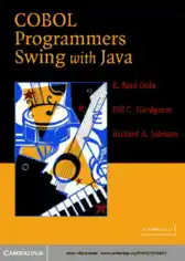 COBOL Programmers Swing with Java Second edition Book