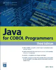 Java For Cobol Programmers  Third Edition PDF