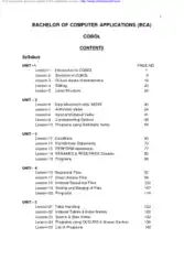 BACHELOR OF COMPUTER APPLICATIONS (BCA) COBOL PDF