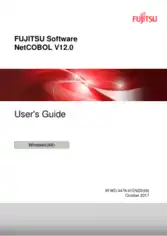 FUJITSU Software NetCOBOL V12.0 User Guide PDF