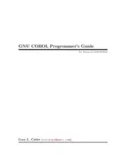 GNU COBOL Programmers Guide For Ver2.1 PDF