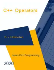 C++ Operators _ C++ Introduction