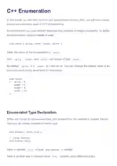 C++ Enumeration _ C++ Structures