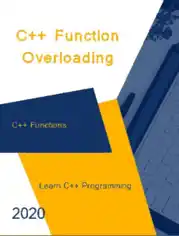 C++ Function Overloading _ C++ Functions