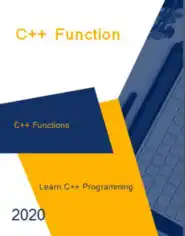 Free Download PDF Books, Understand C++ Function With Examples _ C++ Functions