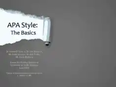 APA Style Abstract Powerpoint Presentation Template PPT