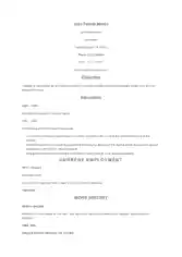 Basic Resume Template Word | PDF