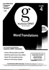 Free Download PDF Books, Learn using Superior Tools developed by Superior GMAT Instructors 4th Edition Book