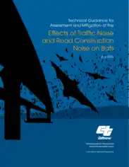 Effects of Traffic Noise and Road Construction Noise on Bats