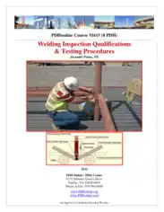 Welding Inspection Qualifications And Testing Procedures