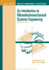 An Introduction to Microelectromechanical Systems Engineering Second Edition